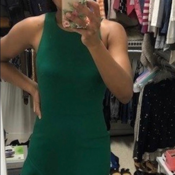 Cinq a Sept Green Piper Sheath Dress 6 - Picture 6 of 9